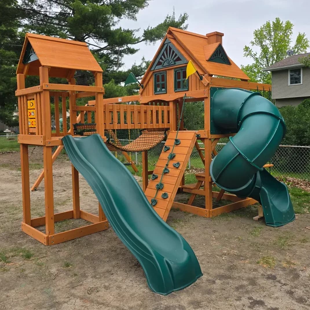 Gorilla Playsets Wilderness Gym Swing Set